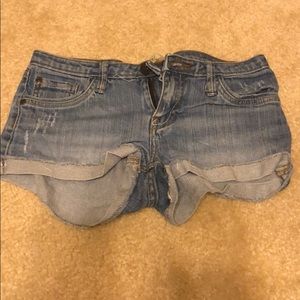 Denim shorts